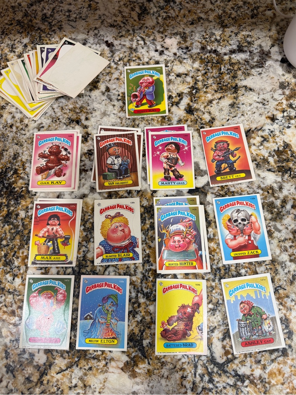 Vintage 1986 4th Series Garbage Pail Kids